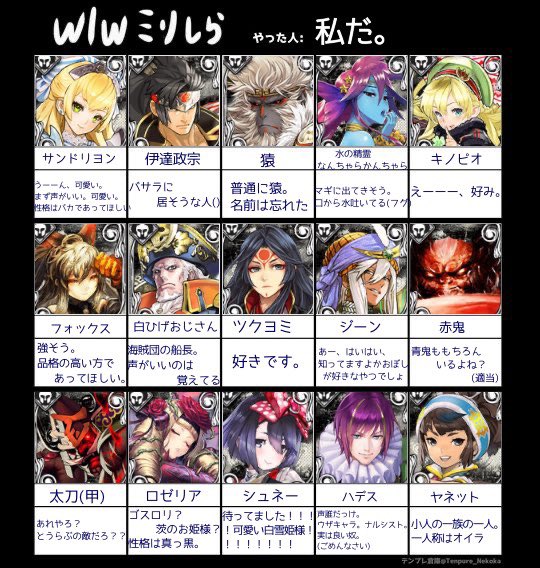 ミリしらテンプレのtwitterイラスト検索結果 古い順