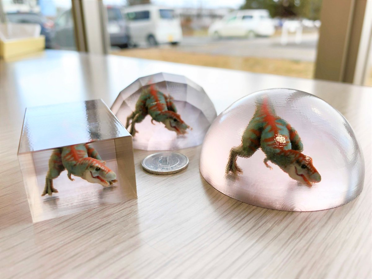 iwatedeinfo's tweet photo. #stratasys のフルカラー3Dプリンター #J750 で
サンプル品を作成中(*^^)v
閉じ込められた恐竜。。。。
小さいながらも
繊細な仕上がり!!
#3Dプリンター #3Dprinting #ものづくり #恐竜 #フルカラー3D https://t.co/4sZ5PTtypL