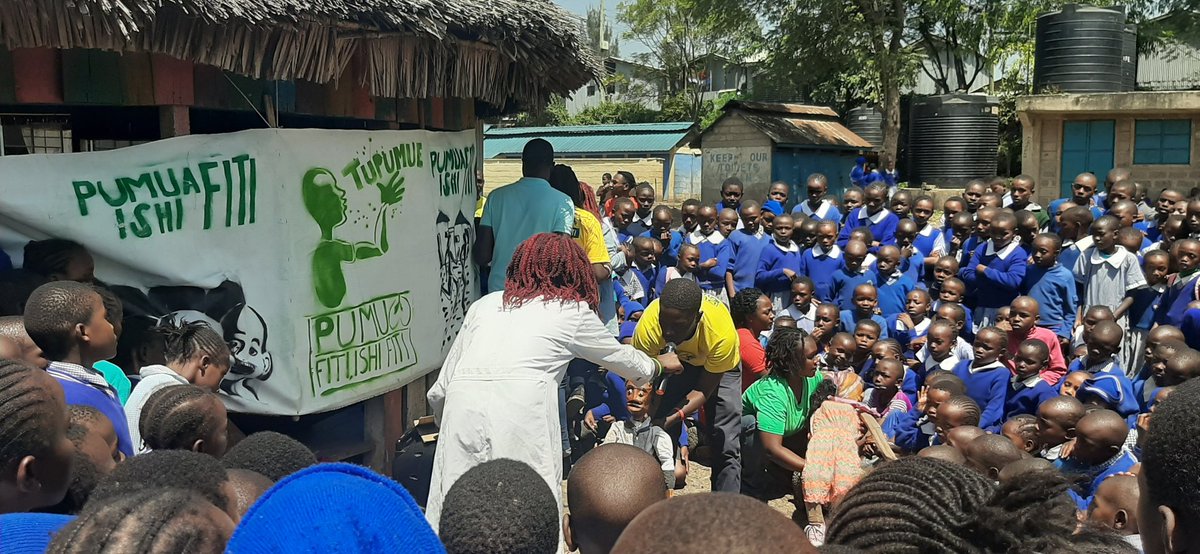 Today we are at Gatoto primary school  doing sensitisation of tupumue research project  the project targets 1000 kids of age 5 to 18 years 
<a href="/KEMRI_Kenya/">Kenya Medical Research Institute (KEMRI)</a> 
<a href="/BowyerCressida/">Cressida Bowyer</a> 
<a href="/janawendler/">Jana Wendler</a> 
<a href="/CindyGrayGlas/">Cindy Gray</a> 
<a href="/MOH_Kenya/">Ministry of Health</a> 
<a href="/kkemboi72/">The Lord Kirgit</a> 
<a href="/s_cinderby_SEI/">Steve Cinderby</a> 
<a href="/orinafred/">Fred Orina</a> 
<a href="/LouisNetter/">Louis Netter</a>
