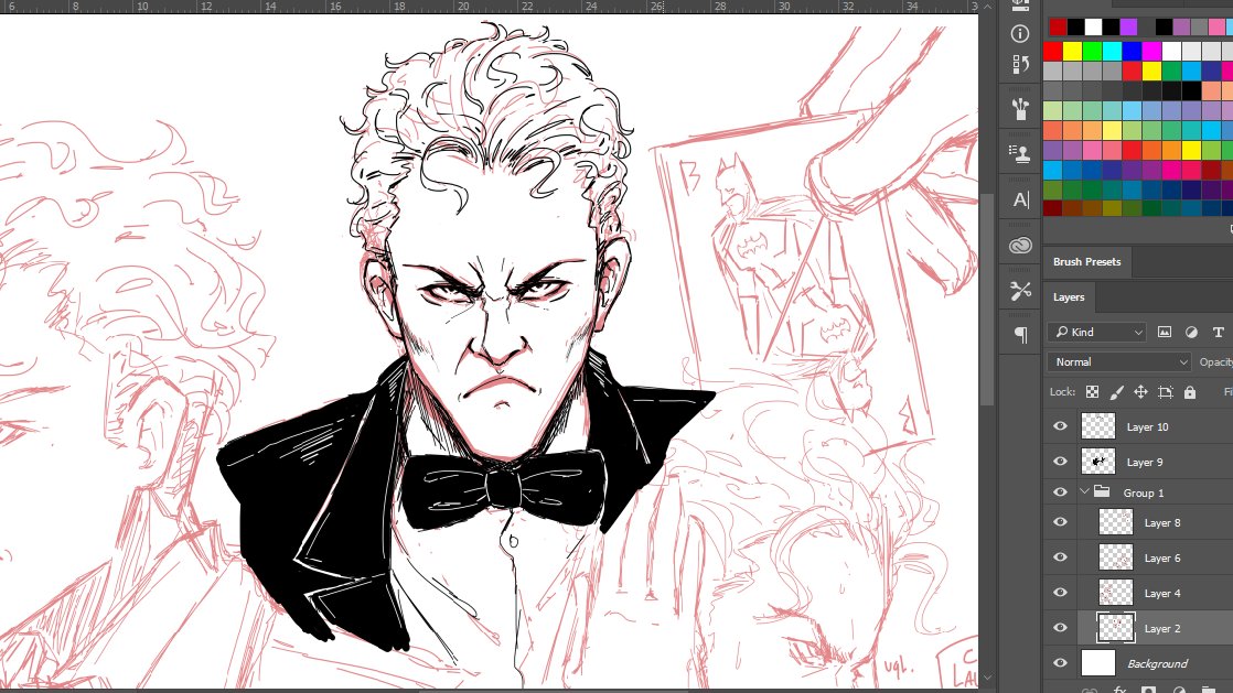 AelKino_'s tweet photo. Want to draw him who doesn't want to smile ๐๐
#joker #batman25 https://t.co/nwWtWaH2rC