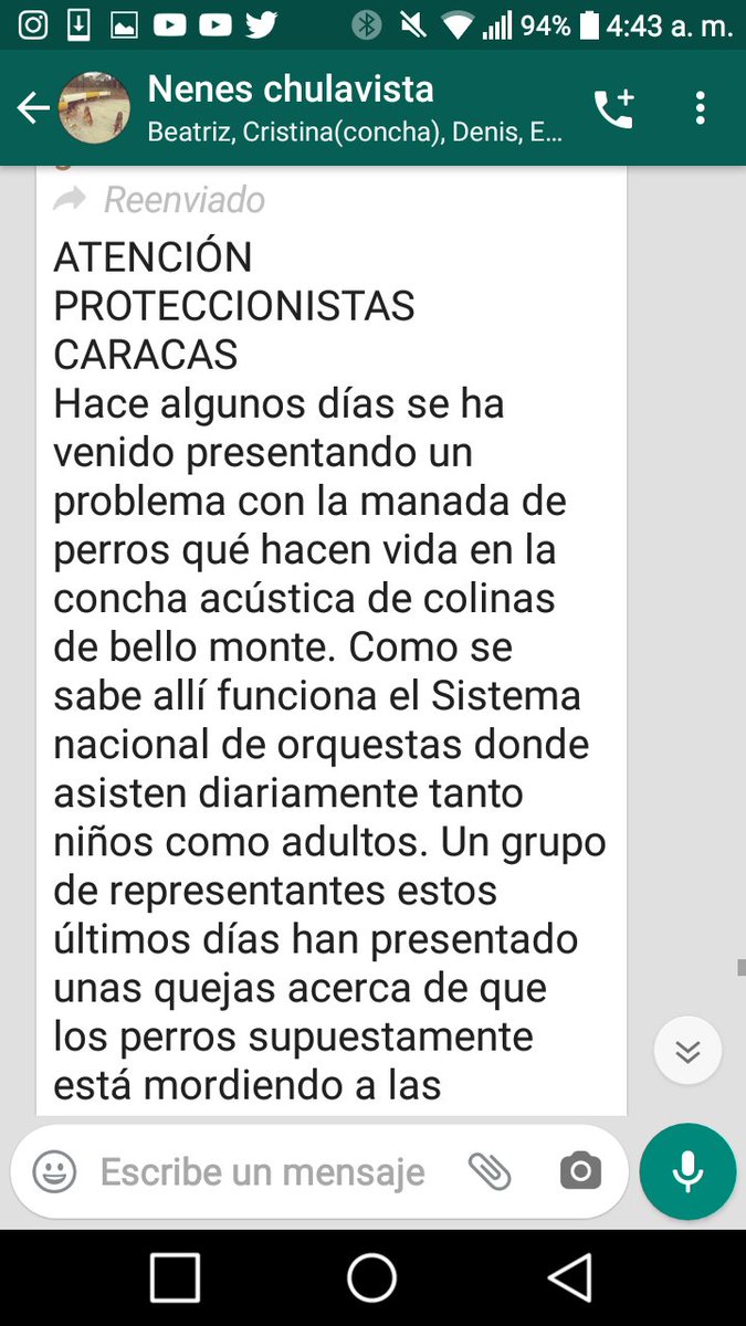 leonorgedeon's tweet photo. 😥😥MANADA DE LA CONCHA ACUSTICA.En Caracas😥😥Nueva Mente en peligro! @PerroUsuario @CanalAnimal @carolencasa @BigMaglyRedSox. @DUINCONSUELOC. @AnaJohn65 @Mary_Jar @Marinick5. Sabemos quienes están detras de esto. https://t.co/fNFvZYrzTz