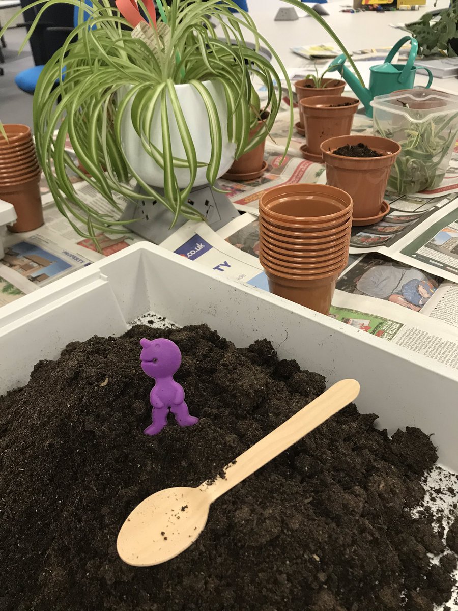 wclibraryplus's tweet photo. Yesterday was #UniversityMentalHealthDay We gave out baby spider plants to students &amp; staff to pot up and take away to their digs or offices. We talked about the @silverpebble (Emma Mitchell) book The Wild Remedy - an inspirational read on the benefits of nature on wellbeing 💚 https://t.co/BFIxJG6cBy