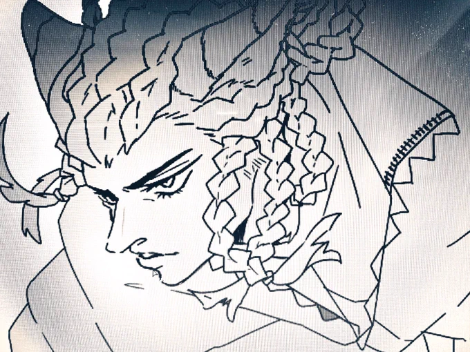 さ、最後まで描ききれるでしょうか?ジェイクくん。? 