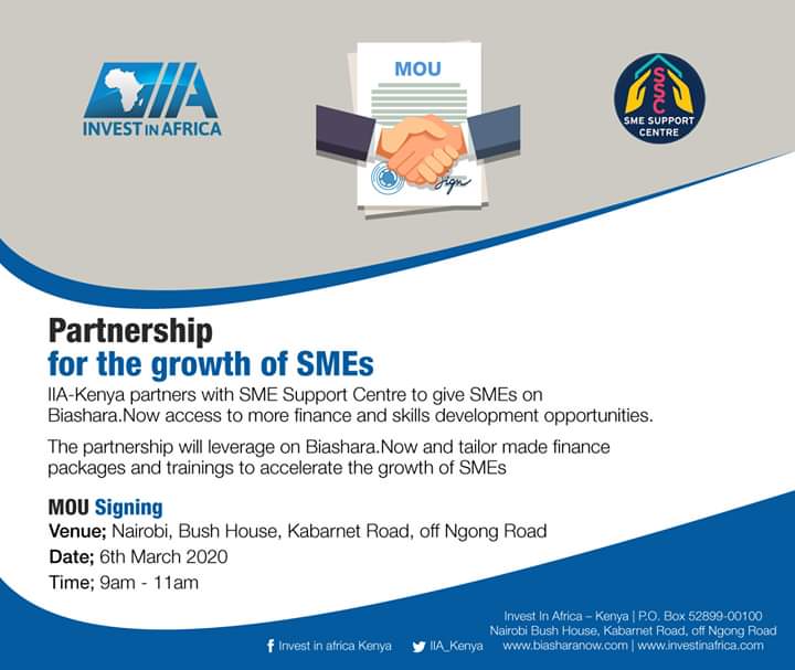 IIA_Kenya's tweet photo. We are glad to be partnering with @smesupport_ke to drive more access to finance for SMEs in Kenya. @LindaAOnyango @GrowthAfrica @BaseTitanium @ASSEKnews @Lucymaingi16 @WangechiMuriuki @kenya_chamber @AngelaNdambuki @SusieKitchens @ewadesmith @MilestonesKenya https://t.co/HR94BkH54K