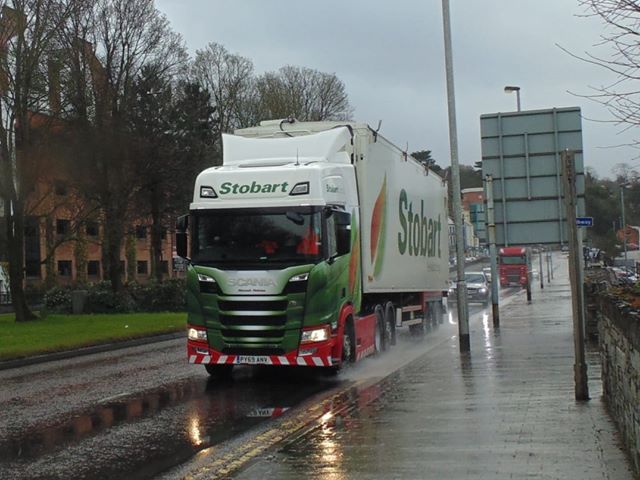 This weeks #Truckoftheweek we feature a Stobart Energy Scania R450 named Hannah Heloise. Registration PY69 ANV. Fleet Number H8603. The photo was taken by Conor Harkin on the A2 in Derry Northern Ireland.