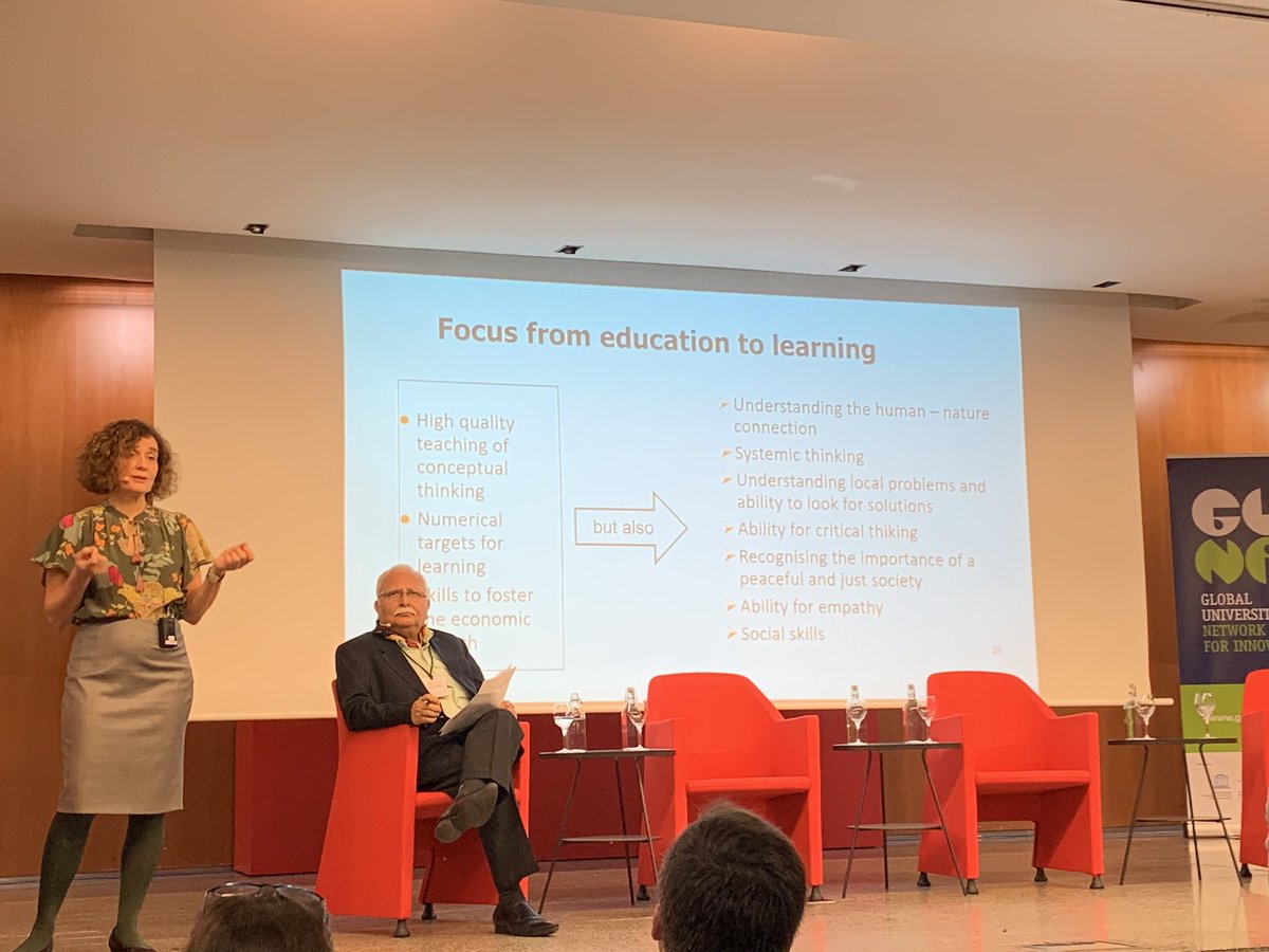 ‘Higher education should empower the youth so they can take action for current challenges without angst’ <a href="/EevaFurman/">Eeva Furman</a> #GUNiSDGs <a href="/RTandon_PRIA/">Rajesh Tandon</a>
