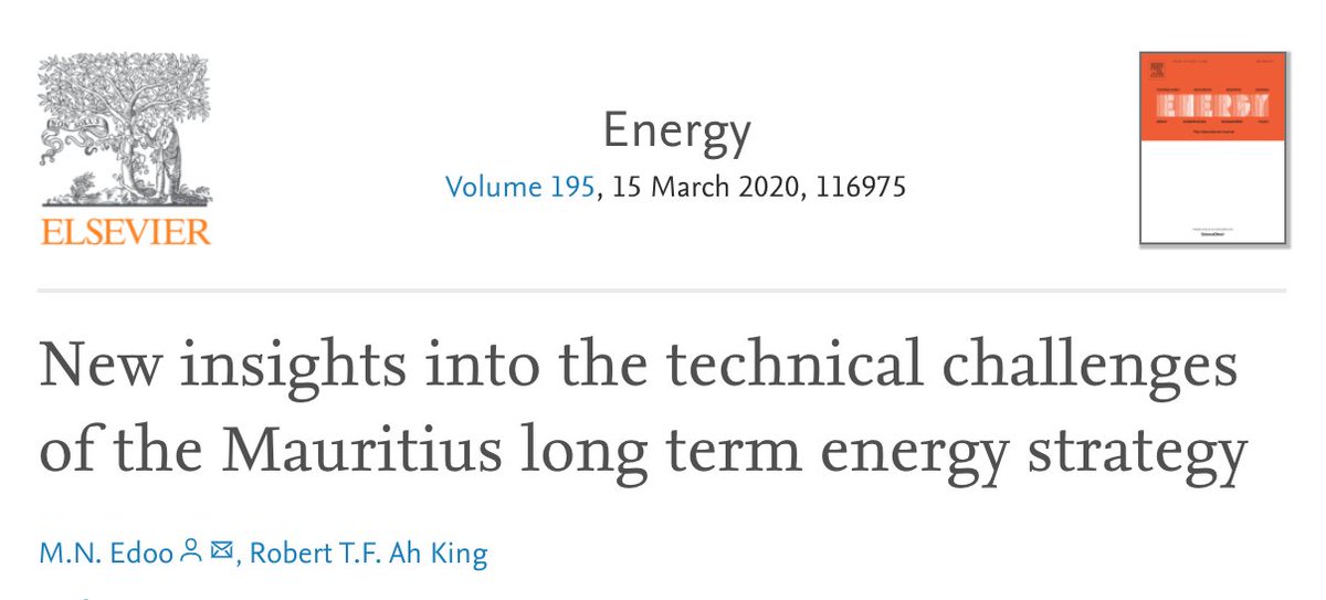 EnergyPLANmodel's tweet photo. The Mauritius Long Term Energy Strategy targets 35% of electricity generation from renewables by 2025 ๐๐๐ฒ๐บ
#EnergyPLANmodel is used to identify major technical challenges involved to achieve that target.
๐Four scenarios for 2025 are modelled.
Article
https://t.co/7QqJOaY4oj https://t.co/zMKSDj3V1u