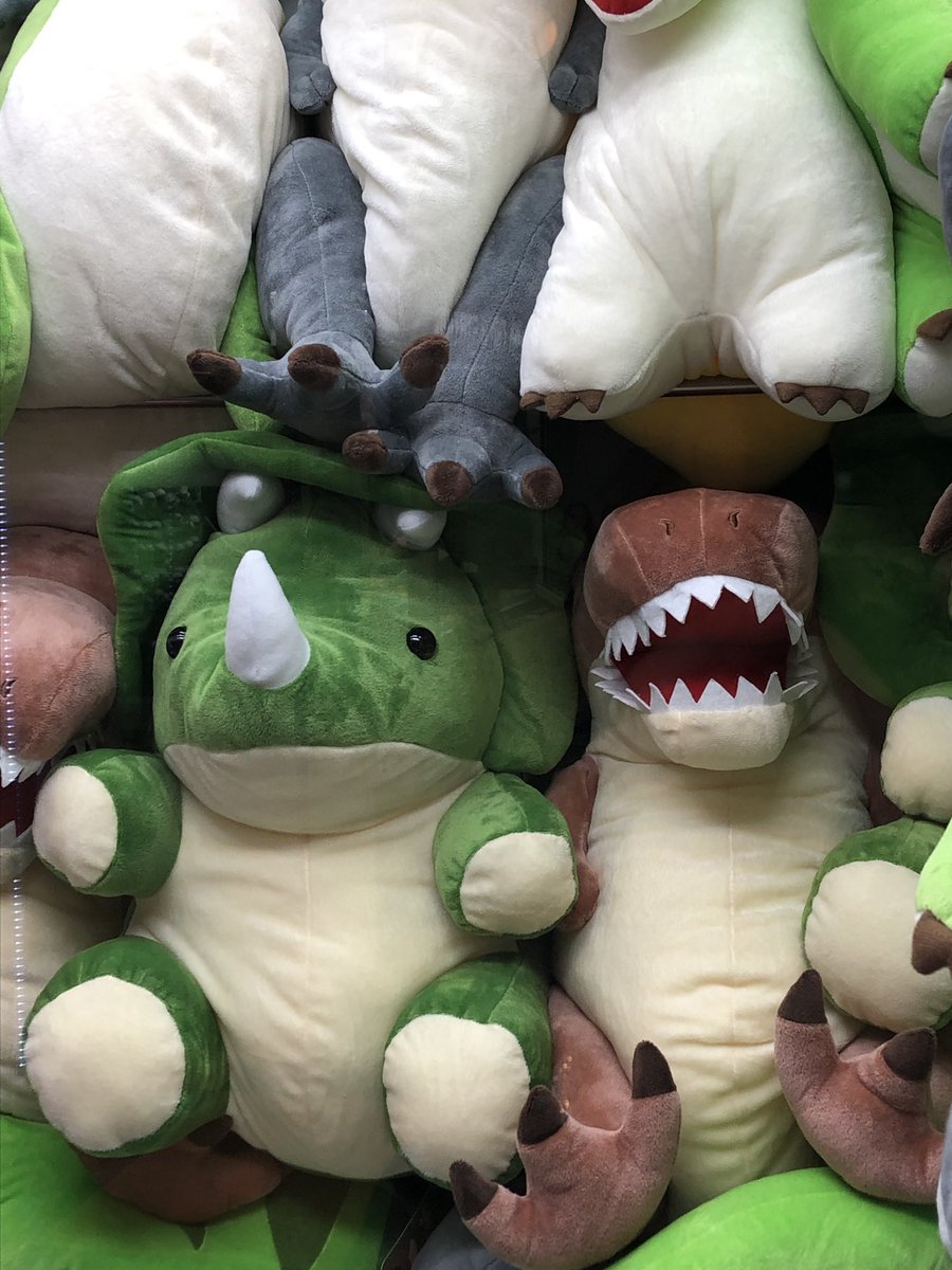 タイトーステーション和光 V Twitter 本日タイトーゲームセンター限定のぞくぞく恐竜ぬいぐるみ入荷しています