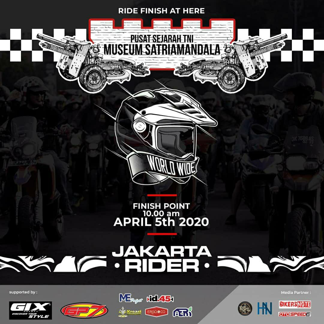 Hi braaptherhood, mohon perhatikan waktu, tikum dan finish ISRD Jakarta 2020 yaa...
#supermotoindonesia #internationalsupermotorideday2020 #isrd2020
