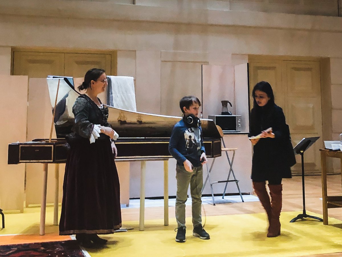 Concert_Lorrain's tweet photo. Les premières répétitions pour "Bach is Back" ont commencé ! 
1er spectacle jeune public du Concert Lorrain en co-production avec la Cité Musicale, "Bach is Back" est une création inédite pour voix et clavecin écrite par Anne-Catherine Bucher.
Rdv samedi 21 mars à l'Arsenal ! https://t.co/hPVri6uopo