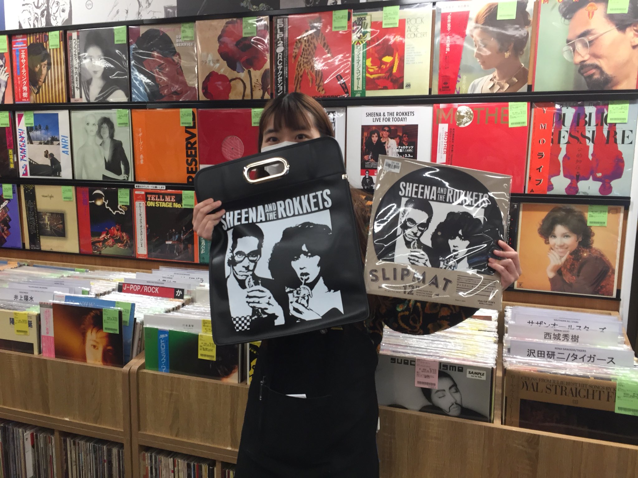 スリップマット SHEENA&THE ROKKETS レコード