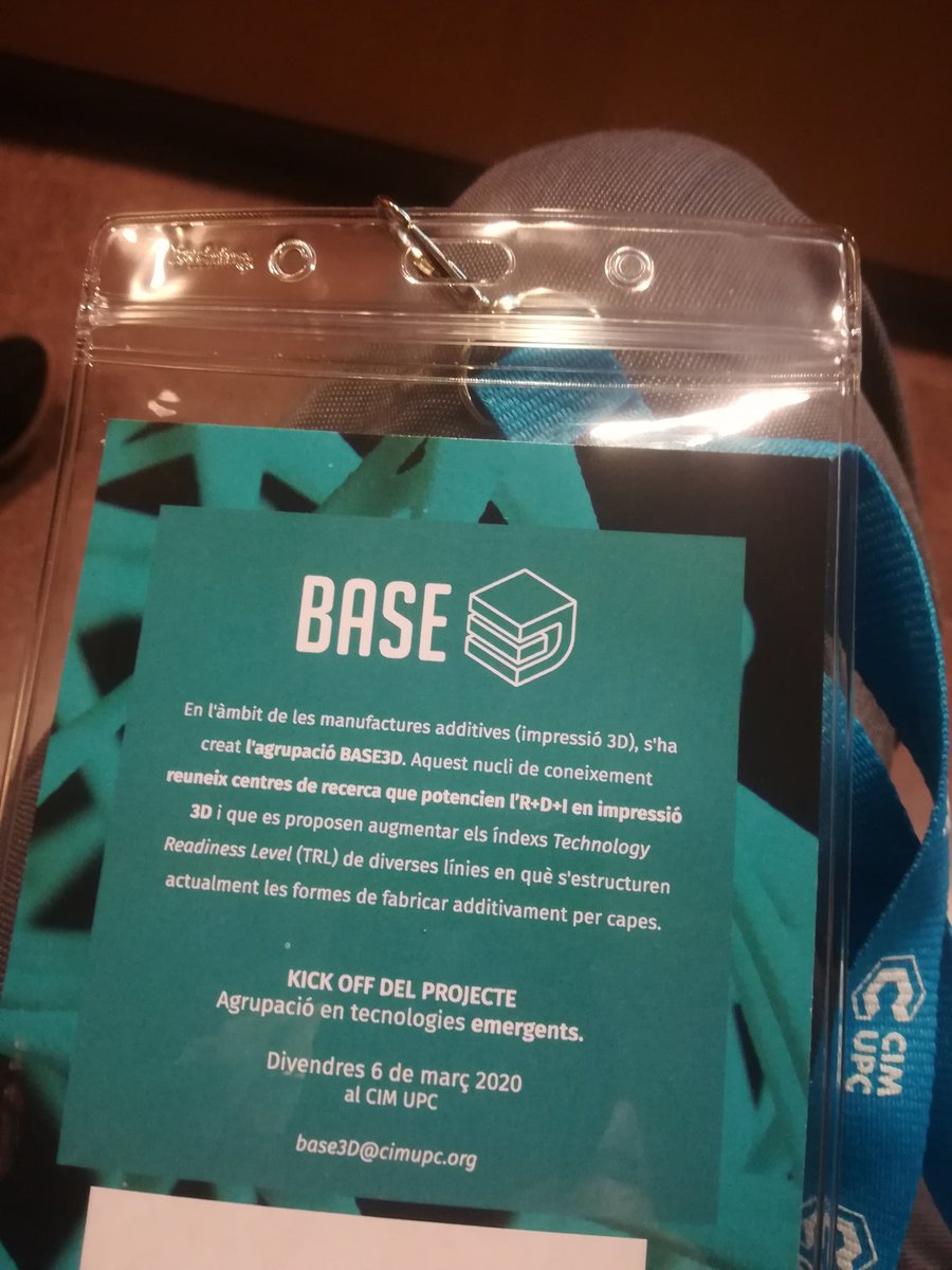ffenollosa's tweet photo. La recerca en #AdditiveManufacturing fa avui un pas endavant amb  #BASE3D. Els principals grups de recerca de Catalunya s'alien amb el suport de #FEDERrecerca #FONSUE #FonsRegional. En @RogerUceda del @cim_upc ens presenta l'objectiu. A treballar! https://t.co/aJXmO8V9uZ