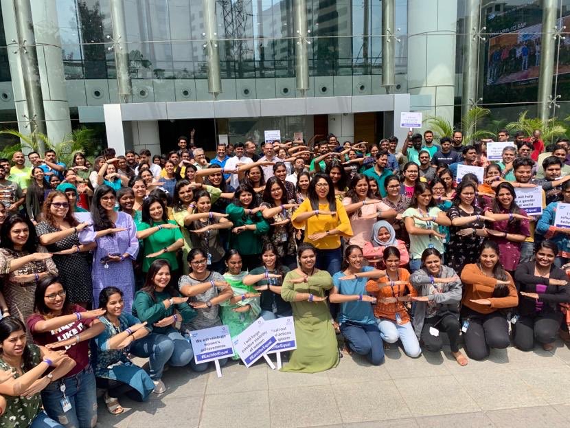 shraddhanjali_r's tweet photo. #EachForEqual goes beyond just policies &amp; opportunities

#Equality should go hand in hand with #equity, embracing challenges of every journey

Let's pool in our #CollectiveIntellect, work with #respect &amp; have each other's back. 

#StrongerTogether @gangadharansind @saplabsindia https://t.co/s1CgdH9gDr