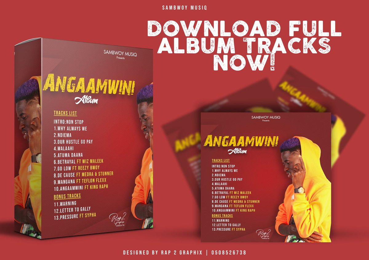 dj_anada's tweet photo. #Here comes the official track list of the most talk about album in the upper west region(Angaamwini)meaning who is bigger than God by #Sambwoy our current upper west current New artists of the #PRUMAS @princebarak2 @fadlanszn @Wiyaala @samini_dagaati @FancyGadam2 @TeflonFlexx https://t.co/IEIAw6D6hZ