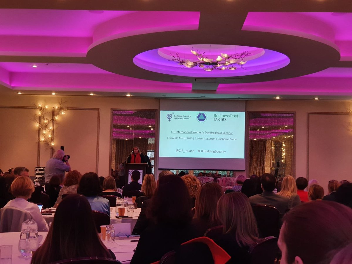 There she is, the fantastic <a href="/murtagh_gillian/">gillian murtagh</a> sharing about being the wolf, not little red riding hood! An excellent event by <a href="/CIF_Ireland/">Construction Industry Federation (CIF)</a> #cifbuildingequality