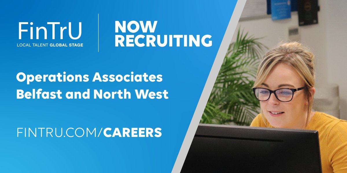 sammcck's tweet photo. FinTrU is about to undergo a significant period of growth.  We are looking for experienced Operations Associates to join us on our journey! https://t.co/kHwjAjPVoz or DM me with any queries https://t.co/NHTcx3KdlW