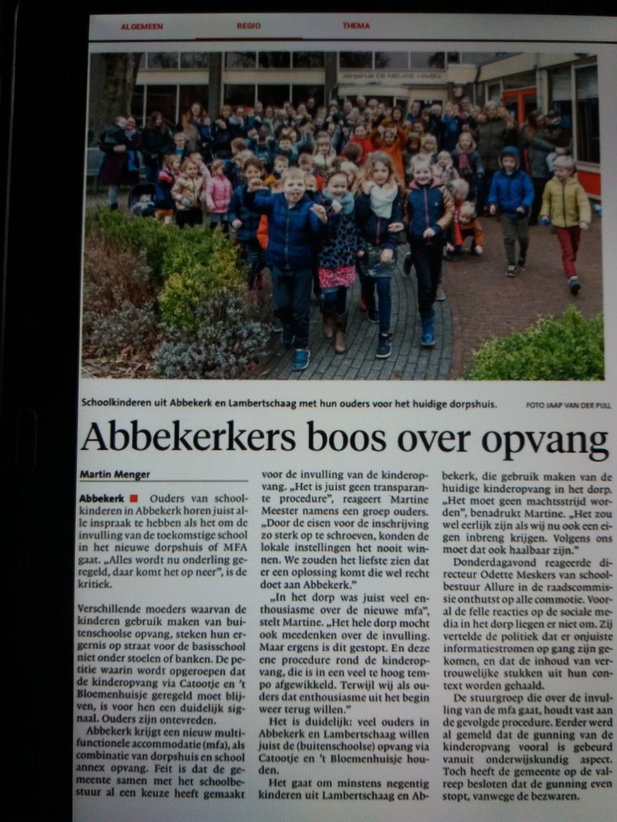 In Abbekerk-Lambertschaag kunnen ze niet tegen onrecht. Doe de procedure rustig en transparant opnieuw #stichtingallure #gemeentemedemblik