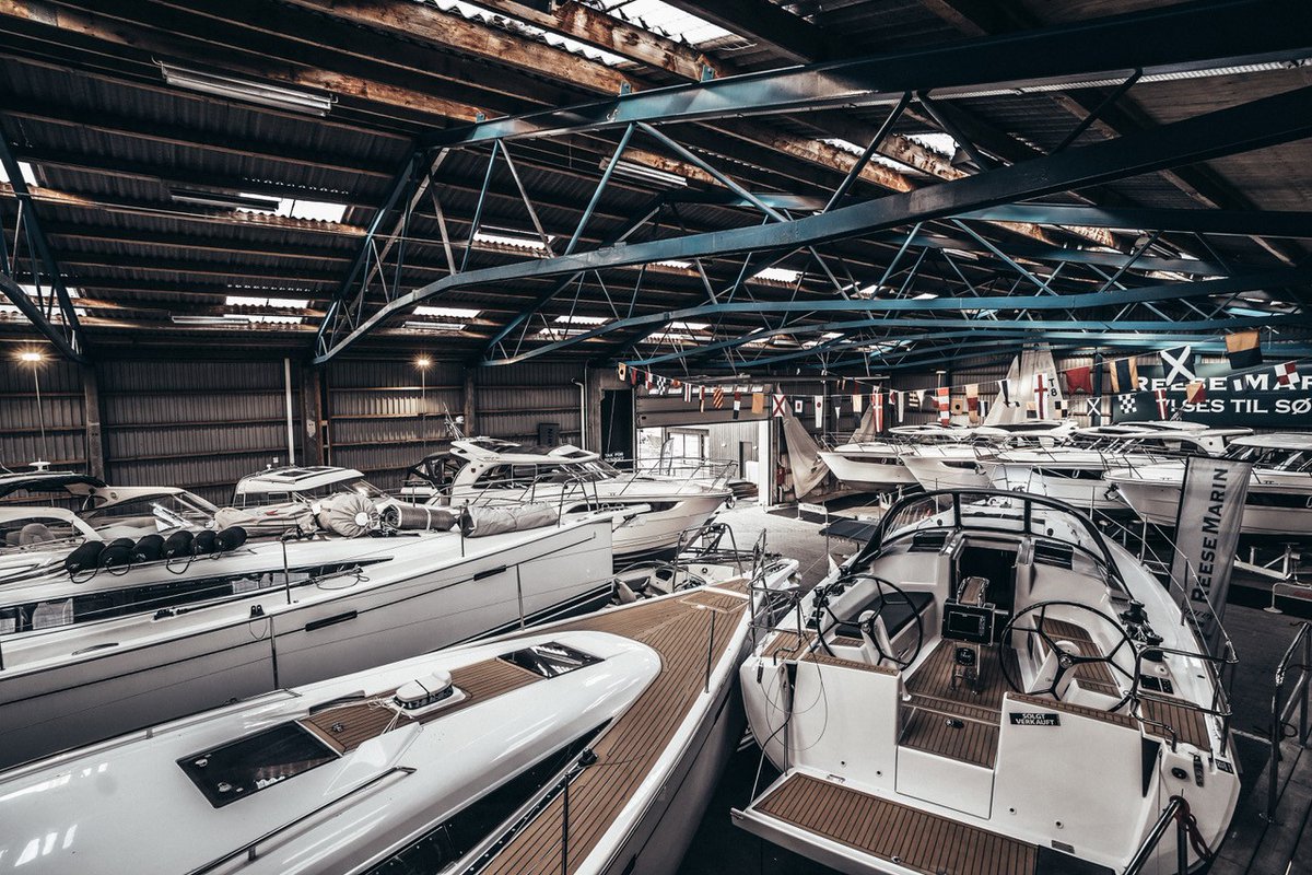 HanseyachtsAG's tweet photo. Did you know that there is a permanent #dehleryachts exhibition in #Denmark? Reese Marin in Sydhavn 1, in Aabenraa lets you discover #dehler38 yachts with different #interiors and #designs. Book your appointment at: https://t.co/8Ev7LTIC5F https://t.co/2rvAfo1m8s