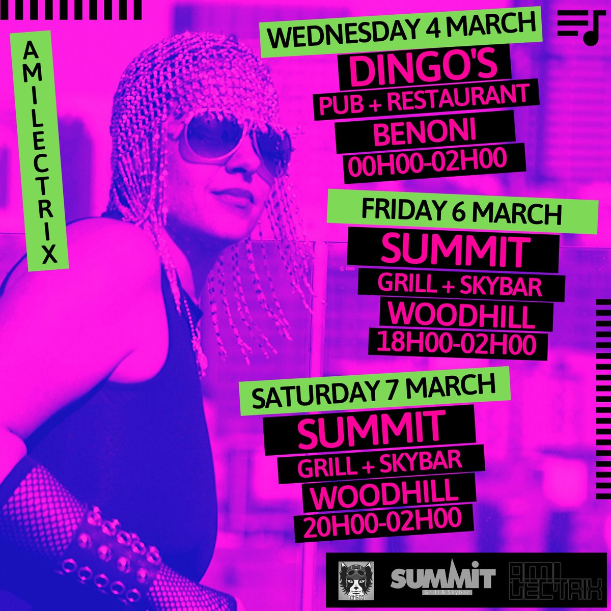 TONIGHT > I'm @ SUMMIT GRILL &amp; SKYBAR Woodhill Pretoria, on from 6pm • #House music &amp; #Afro beats • free entry! ♫ #amilectrix #dj #femaledj #artist #music #electro #techno #edm #housemusic #pretoria #marketing #party #dance #event #nightout #funky #entertainment #positivevibes