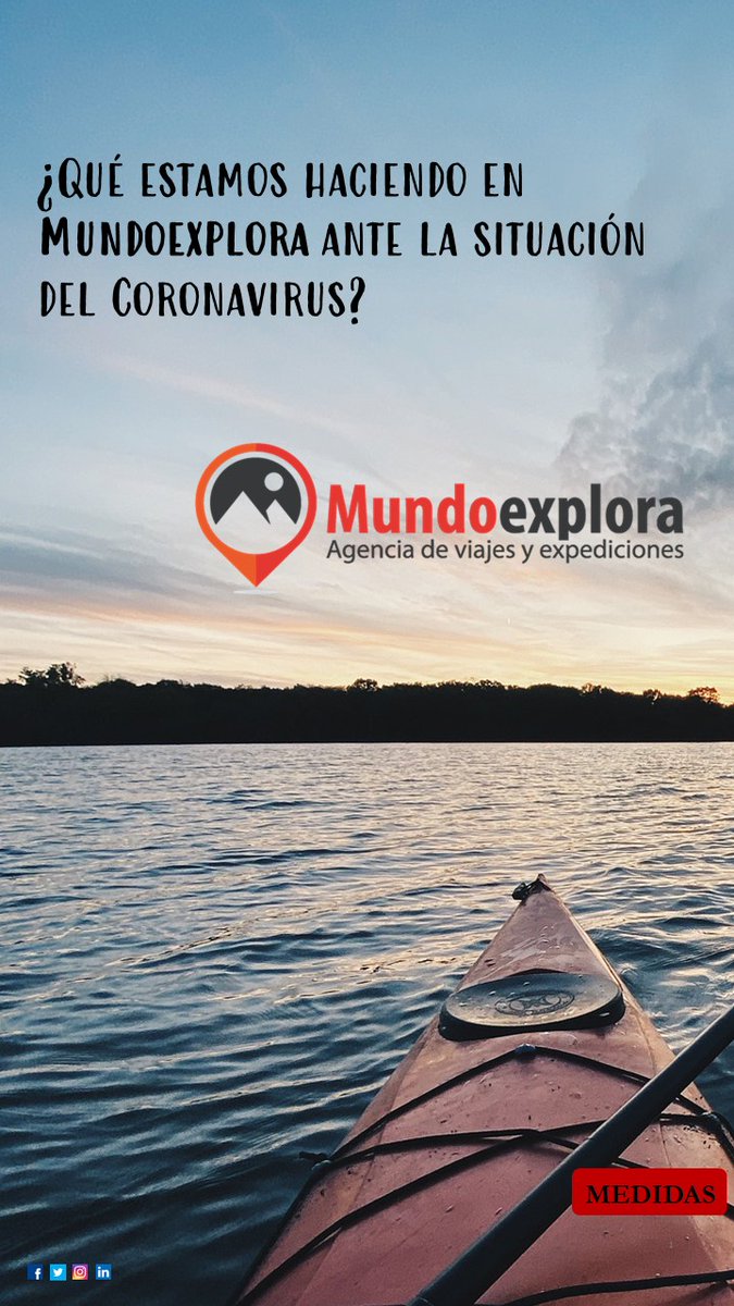 Mundoexplora's tweet image. ¿Qué estamos haciendo en Mundoexplora ante la situación del Coronavirus?

En Mundoexplora hemos tomado medidas para que puedas viajar tranquilo 👇

#Coronavirus #COVIDー19