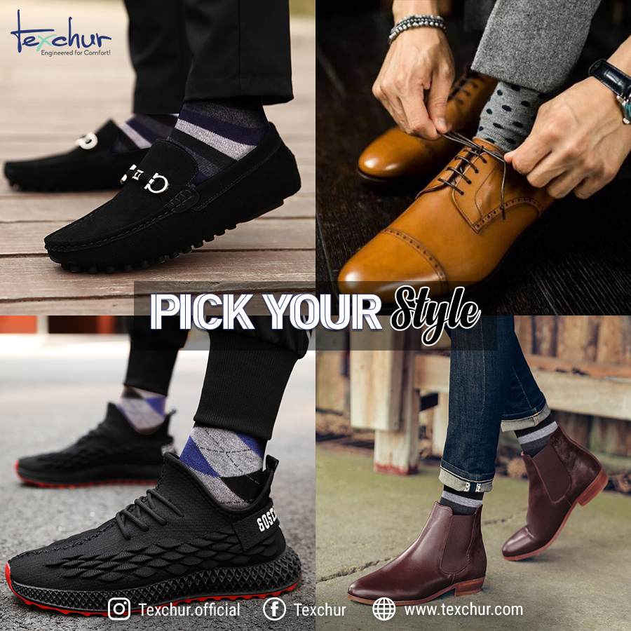 texchur's tweet photo. An ideal pack to elevate any outfit and even looks good with boots, dress shoes, sneakers, and loafers.

#Texchur #Patterns #Stylish #Comfortable #DressSocks #6Pairs https://t.co/bJkU5CwSvE