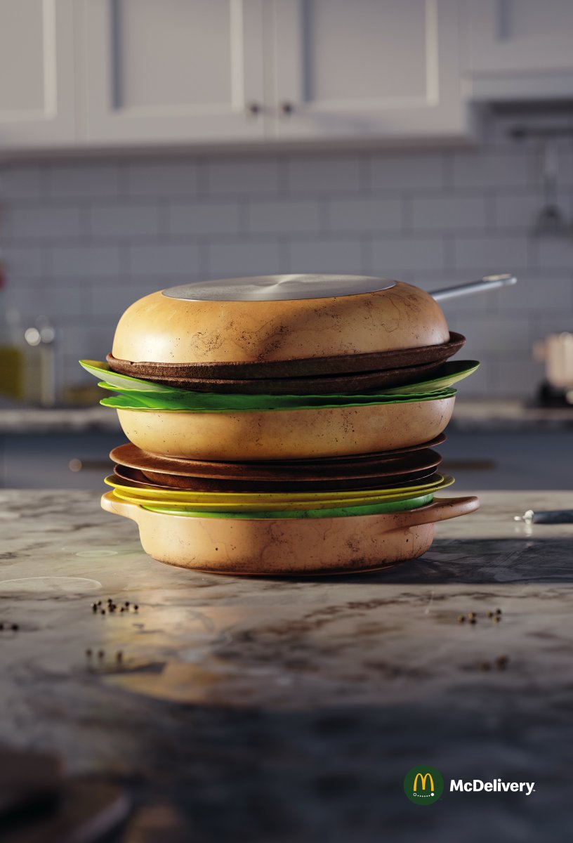 Vizeversa's tweet photo. ¿A quién no le gustaría escuchar eso de... "Olvídate de fregar los platos"?😂 Este es el punto de partida de la nueva campaña de McDonalds para lanzar su servicio de comida a domicilio 🍔🍟en la República Checa. ¡Creatividad al poder! #vizeversa #McDonalds #McDelivery https://t.co/XVASobK1sw