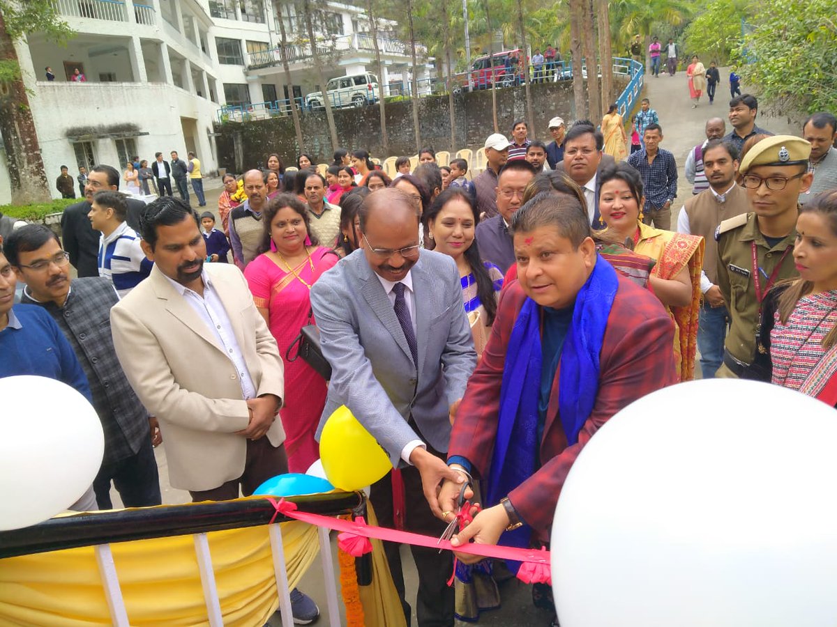 I was pleased to inaugurate a Wild Hut (Tree House) of #NHPC at Teesta V PS, at Teesta Balutar, Sikkim today. The event had in presence of Shri Shadev Khatri CEO LTHPL General Manager incharge, Teesta V PS and Teesta IV HEP alongside stakeholders and other guests and attendees.