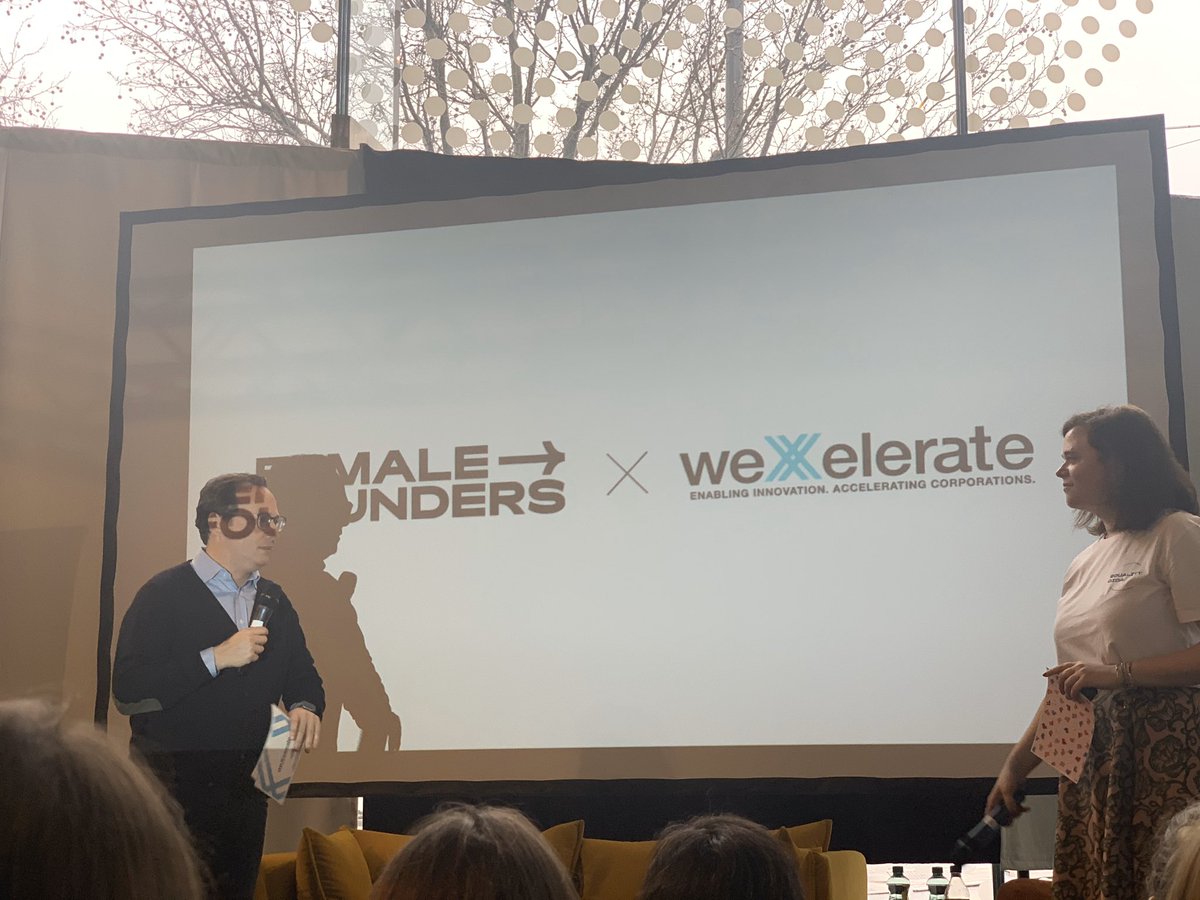 Silke_Edelmann's tweet photo. Highly interesting panel discussion on digitalisation and trends in digitalisation at LEAD TODAY SHAPE TOMORROW from @FemaleFounders @weXelerate. It’s about #AI #meaningful #SocialMedia #augmentedcreativity #tmrwiseequal #TheFutureIsFemale https://t.co/Bi126tUNbJ