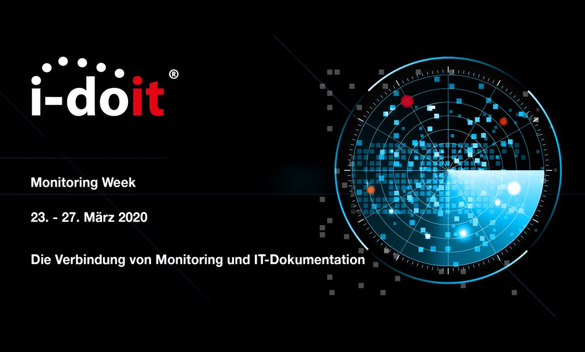 i_doit's tweet photo. Kryptische Meldungszeilen und bunte Warnlampen – der Admin gerät schnell in den Fokus, wenn etwas nicht funktioniert. Vom 23. bis 27.03. räumen wir mit Klischees auf und zeigen, wie IT-Dokumentation und Monitoring-Lösung ideal zusammenarbeiten.

https://t.co/ZqoELy8IVv https://t.co/eoXLYWkDVE