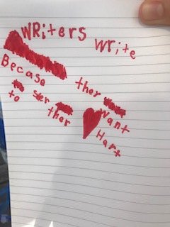 Anna_Murray22's tweet photo. After completing a fifth week of distance learning I must admit that of all the pieces of wonderful work received by students this was a favourite ♥️ https://t.co/mv5sZUkacB