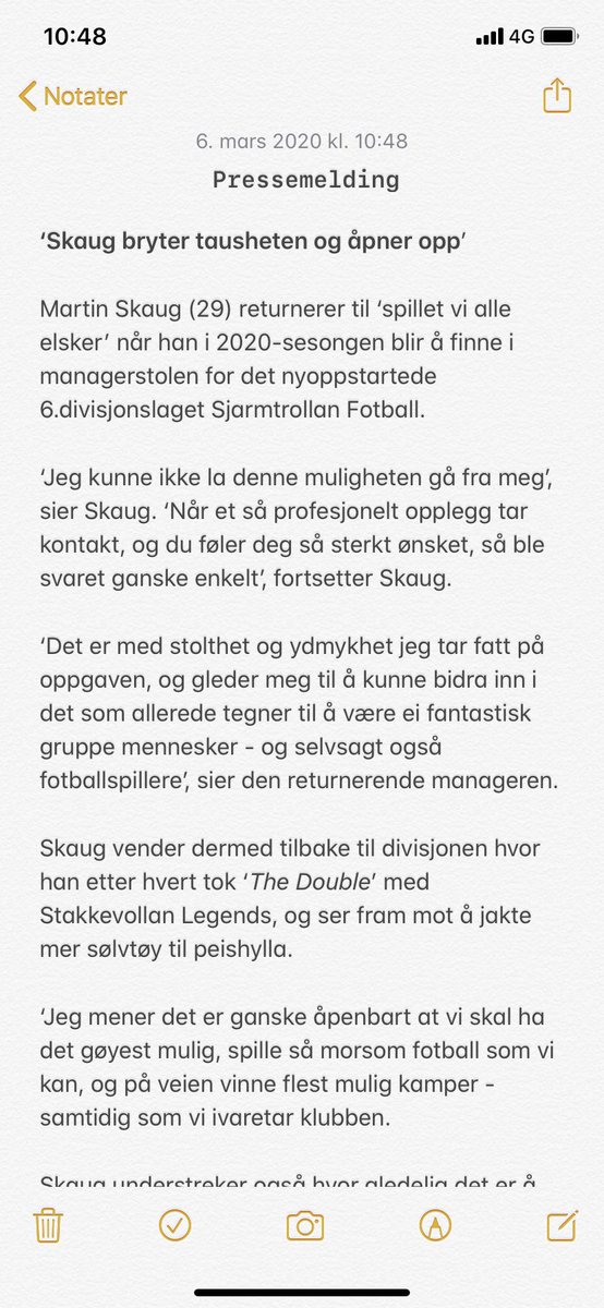 skaugm's tweet photo. pressemelding vedrørende siste tids spekulasjona

@itromsosporten @bladetnordlys @TynnasAnders @MortenKilling @LarsPet 

@sjarmtrollan https://t.co/fq7L3A0tdc