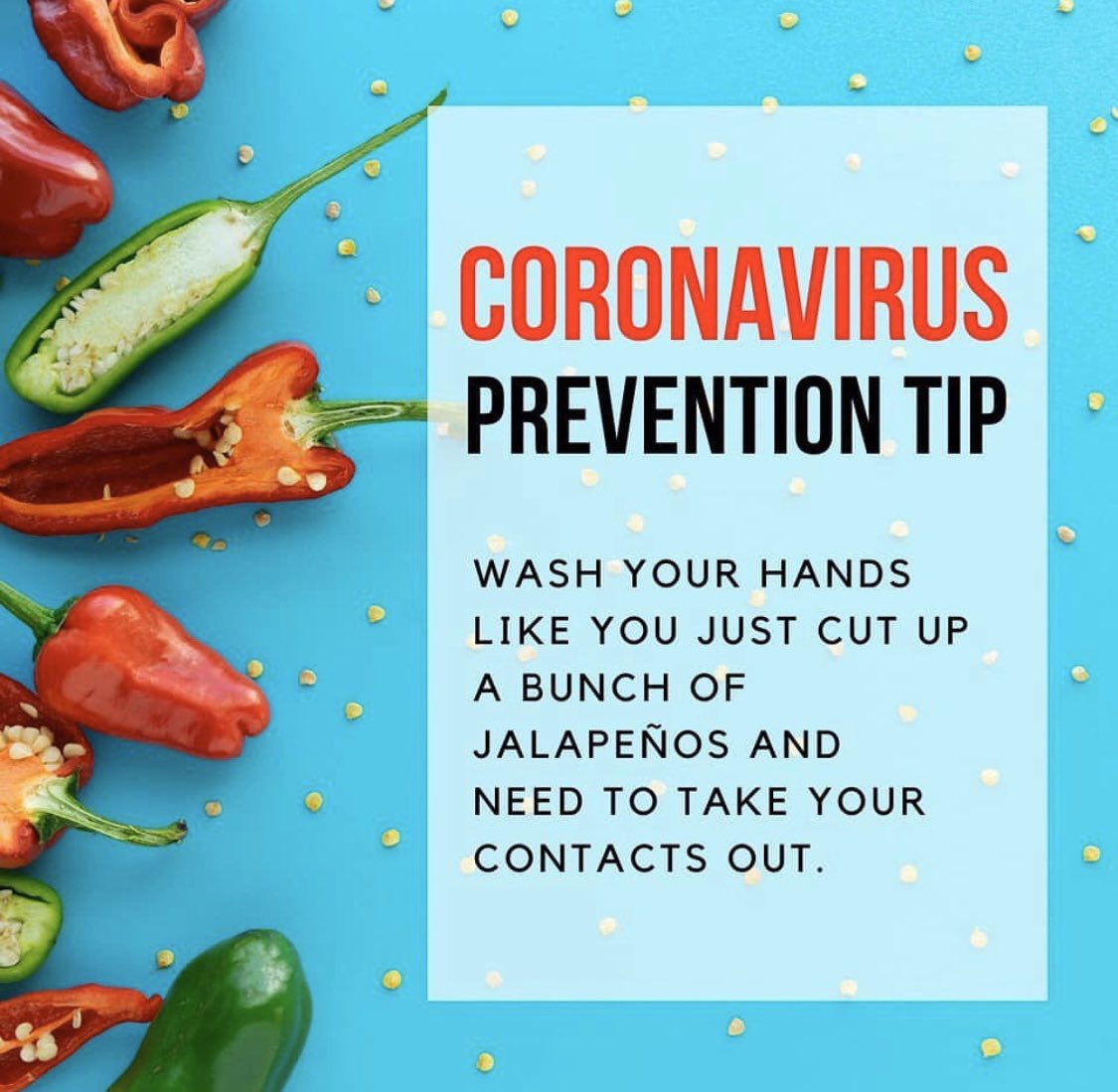 Great #covid19 #hygiene tip from some #eye doctors in Texas. Not just a #foODie perspective, but easy analogy.
#health #optometry #ophthalmology #eyecare #healthtips <a href="/DrBridgitte/">Bridgitte Shen Lee</a> <a href="/ClarkChangOD/">Clark Chang</a> @pismoeyedoc <a href="/Intrepid_Eyes/">Intrepid Eyes</a> @HelpMyDryEyes <a href="/MentorMeMd/">MentorMeMD</a> <a href="/LisaNijmMDJD/">Lisa Nijm</a> <a href="/drbobbysaenz/">Bobby Saenz</a>