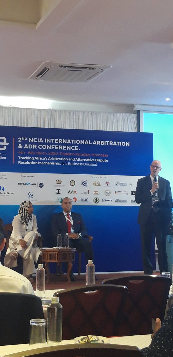 <a href="/ThomasRSnider/">Thomas R. Snider</a>, Partner and Head of Arbitration at <a href="/AlTamimiCompany/">Al Tamimi & Company</a>, at 2nd <a href="/NCIA_KE/">Nairobi Centre for International Arbitration</a> (Nairobi Centre for International Arbitration) #International #Arbitration and #ADR #Conference, held in #Mombasa, #Kenia. #ATCO #Tamimi #NCIA #internationalarbitration #disputeresolution #law