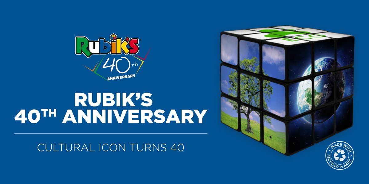 Cultural icon Rubik's turns 40 this year, 1980-2020. Check out our full range of Rubik's products on the PF Store: ow.ly/oHv650yDPR3

#Rubiks #40thAnniversary #PFConcept #RubiksCube