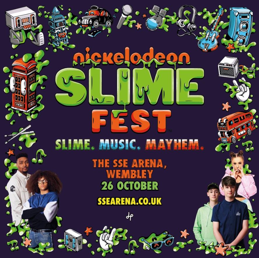 AXS_UK's tweet photo. Ticket alert! 🚨 @NickelodeonUK brings slime, music and mayhem to London's @ssearena on 26 Oct for the first time ever with #SlimefestUK. Hosted by @perrikiely, @Jordan_Banjo and &amp; more! 💚🎉
Head here 👉  https://t.co/jceaJp8Ze3 https://t.co/9IljF6gvNy