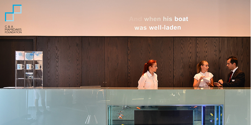 Kostas Ioannidis – “Sea to Shore Stories”
A “path” from the hotel reception with the video of the “Everlasting Song”, to the sculptural installation “Lost Ears of Agios Nikolaos”, till the underwater garden “Hanging Gardens”. Read more here: bit.ly/39MgMuY