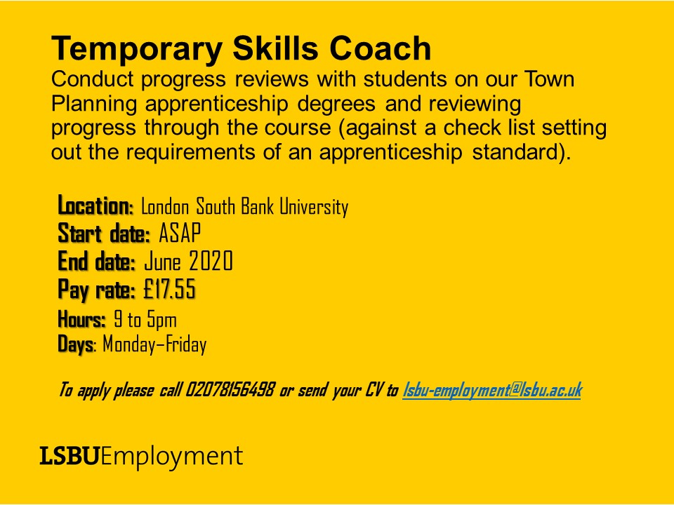 LSBUemployment's tweet photo. https://t.co/D34nbNtHGo