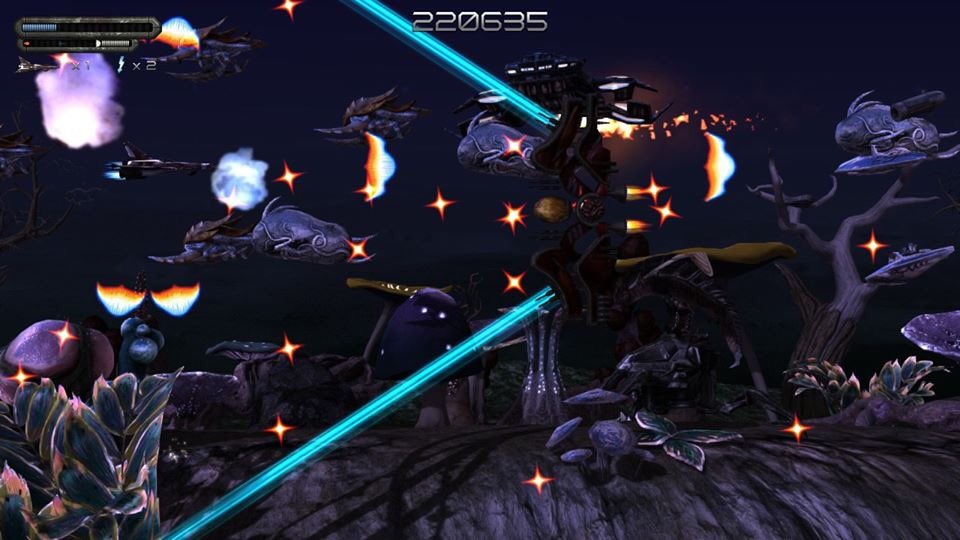 JoachimHesse's tweet photo. Nachdem ich #SpaceBlaze noch unter dem Namen #Katakis2 kennen lernte, hatte ich mich gefreut, es zufällig für #Switch/#PS4 zu entdecken. Aber puh, das Design macht fast alles falsch. Der Todesstoß ist die Pillepalle-Bewaffnung nach Lebensverlust. Schade. https://t.co/JxCQ5oxRSp