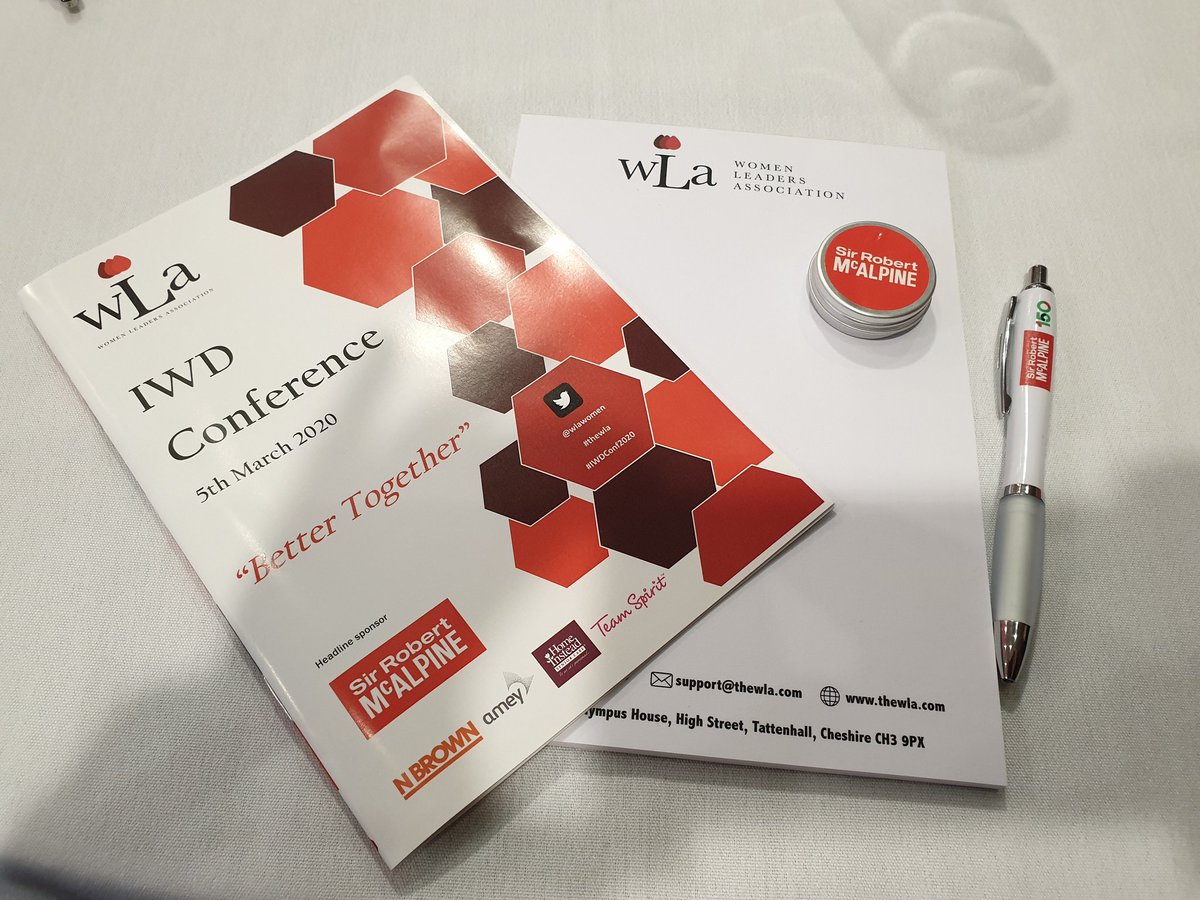 A great day at #thewla conference yesterday. The message that has inspired me the most: we must create feelings of safety,  belonging and being valued, for all our people. (Steve Smith, Olympian)

#IWD2020 #bettertogether <a href="/WeAreMcAlpine/">Sir Robert McAlpine</a>