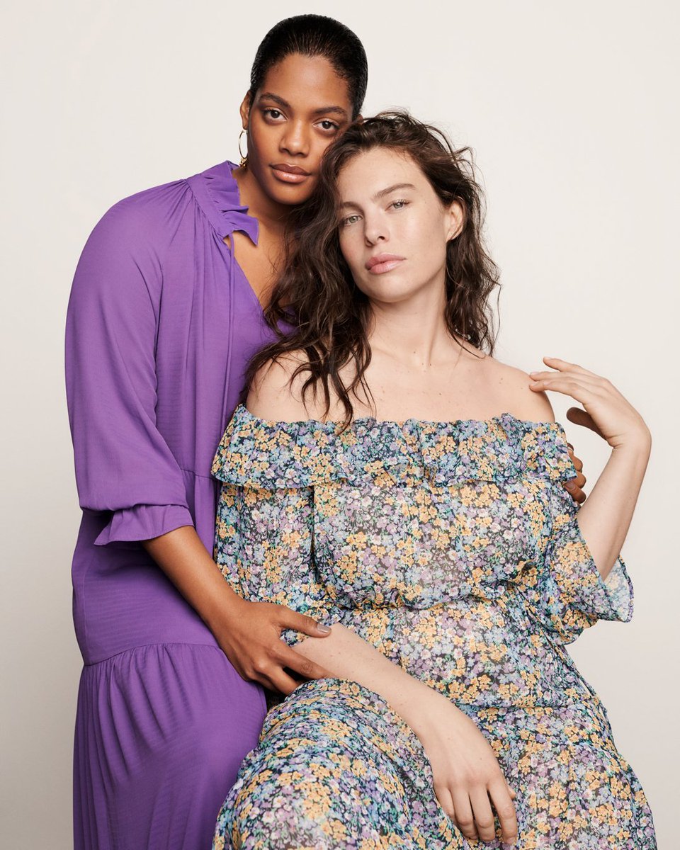This Is Power | Our SS20 Campaign demonstrates the power of being a woman and the beauty of diversity, both personified in eight exceptional women. 
Purple dress:1.mng.us/NZ3b50yEuMJ
Floral dress: 1.mng.us/UqnT50yEuMI
#ThisIsPower #VioletabyMango #violetabymangoss20