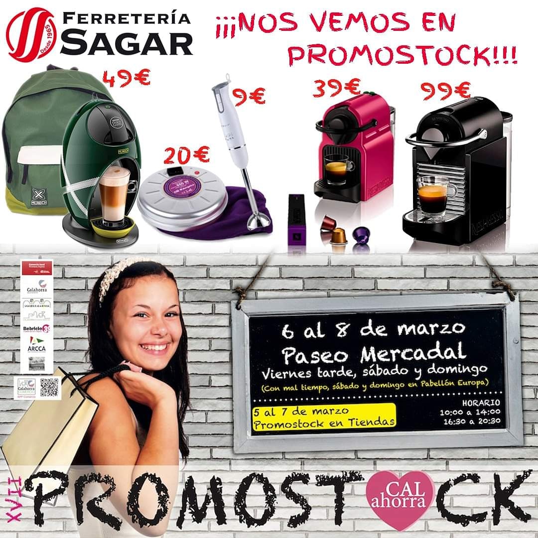 gruposagar's tweet photo. Ferretería Sagar sale a la calle para estar más cerca de ti. ¡Nos vemos en #promostock #CalAhorra , con las mejores ofertas, como siempre!
https://t.co/QLBL2Z6PAp https://t.co/ulpff5WBID