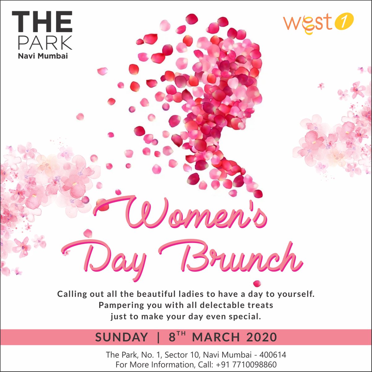 parknavimumbai's tweet photo. Embrace the woman in you with amazing offers at The Park, Navi Mumbai.
Avail a delectable 30% off and celebrated the spirit of women!

8th March 2020

For more information contact: 89763 98893

#WomensDayOffer #TheParkHotels #NaviMumbai #Mumbai https://t.co/IZeG8x83Tl