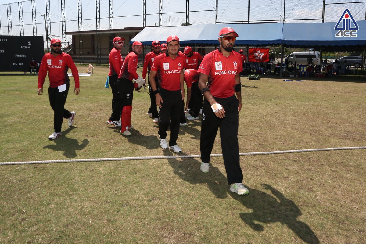 ACCMedia1's tweet photo. Jamie Atkinson finishes the game with a four!
Hong Kong overcome Malaysia's excellent challenge by 6 wickets and seal a spot in the #AsiaCupQualifiers!
#ERT20 #RoadToAsiaCup2020 https://t.co/ojkirhvnjl