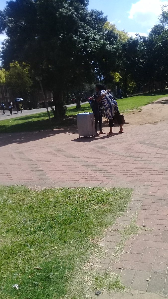 Grace40802808's tweet photo. Current situation across all @UKZN campuses. Academically deserving students are going back home due to financial exclusion 💔 @Duduzane__Zuma was in PMB this morning to engage the populace. Where's Hon. Minister @DrBladeNzimande @ButiManamela @SAUS_2019 ?? #UKZNEXCLUDED https://t.co/HxpjTIncd3