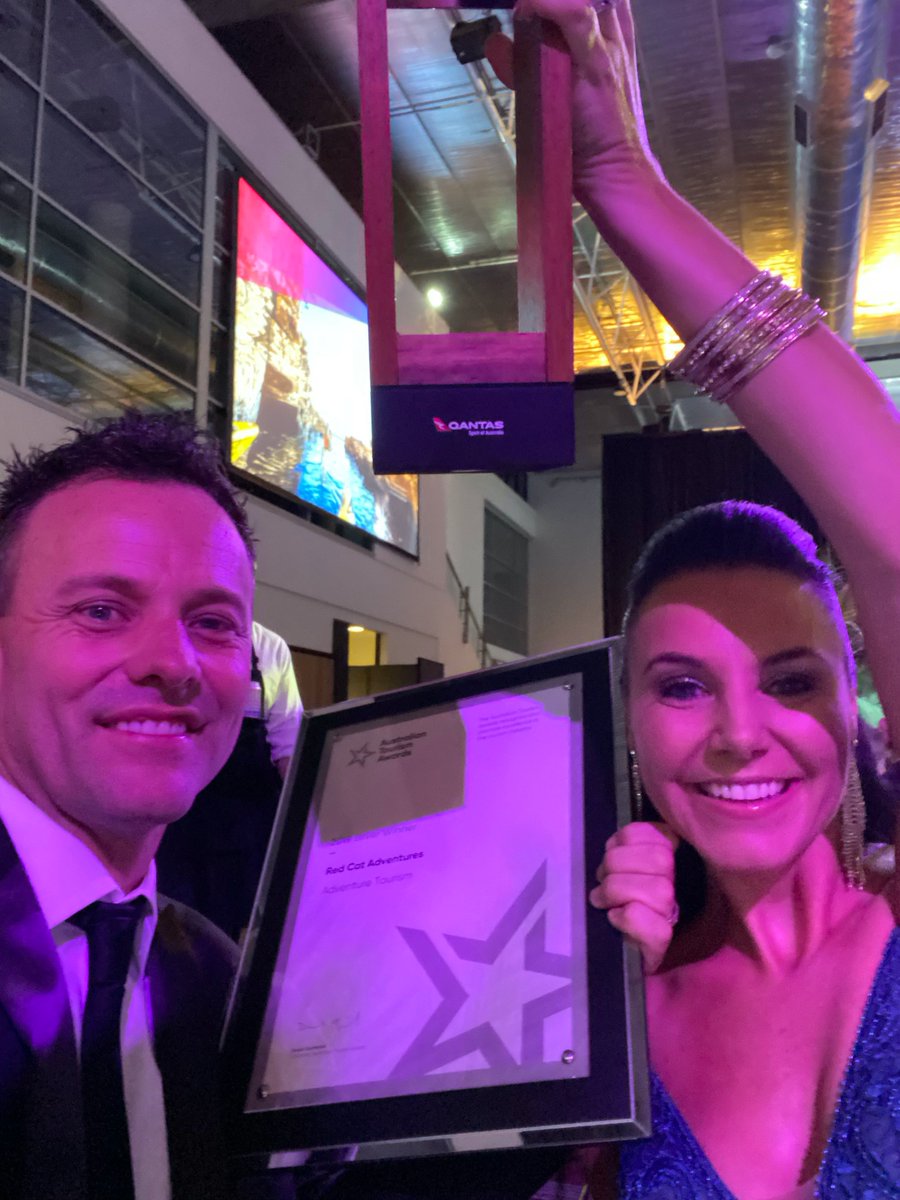 RedCatAdventure's tweet photo. Wow, wow, wow!!
Could this night get any better?
We've just won Silver in the Adventure Tourism category as well as the Gold for Major Tour and Transport Operator at tonight's @QATAINFO in Canberra 😻😻😻😻😻

#QATA19 #lovewhitsundays #holidayherethisyear #redcatadventures https://t.co/qU4aGHZtVB