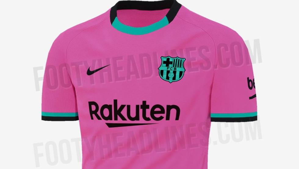 barca pink jersey