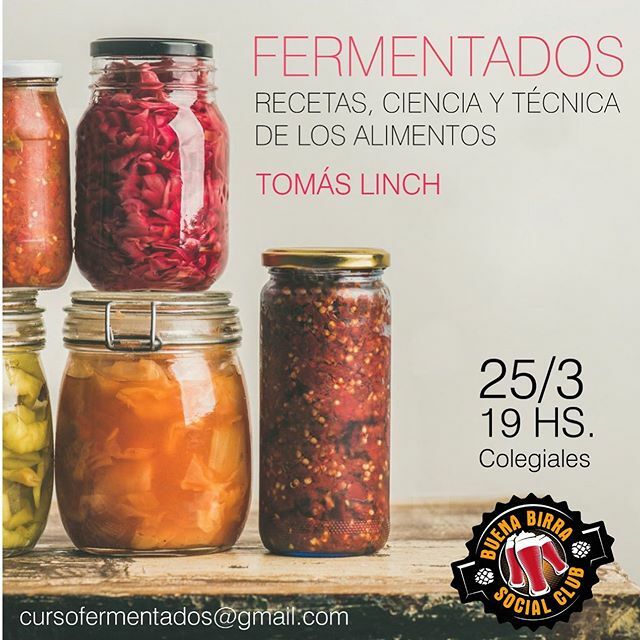 tomaslinch's tweet photo. Volvim☀s con el taller más fermentado del siglo, esta vez en un lugar increíble como @buenabirra (Y esta vez sin @elgordococina ¡Te extrañamos! Volvé!!!)
Vamos a aprender a hacer:
🍍Tepache
🥥Kefir de agua
🥃Kombucha &amp; Jun
🥛Yogur
🍯Fermentaciones en … https://t.co/azags9I1Ga https://t.co/h5xH1Xgy9G