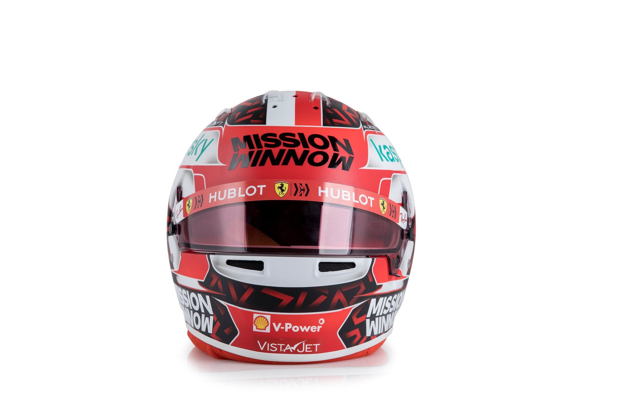Photos and video: Charles Leclerc's 2020 Ferrari F1 helmet