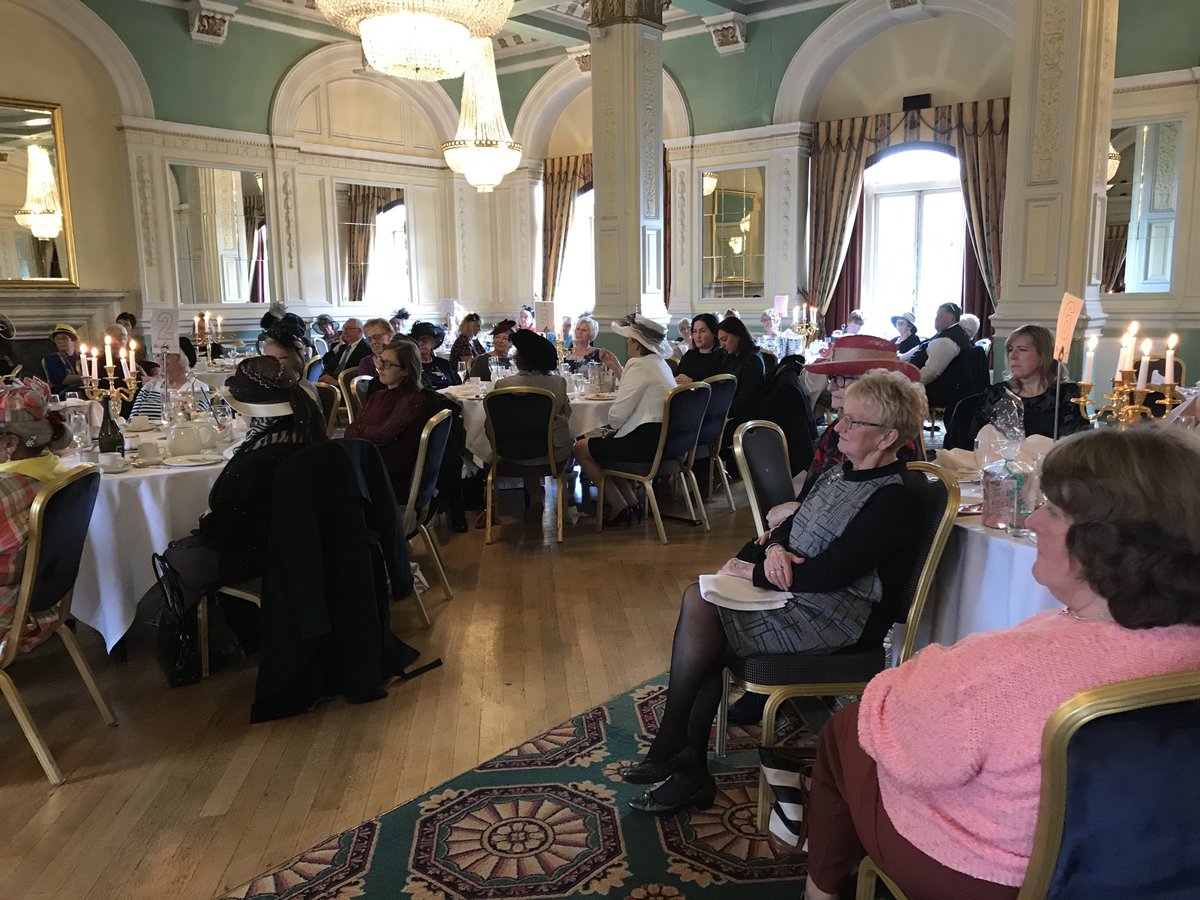 LordMayorBD's tweet photo. Many ‘Ladies with hats’ at the Lord Mayor’s Ladies Day’ event at the Midland Hotel https://t.co/YsjS8BhPf2