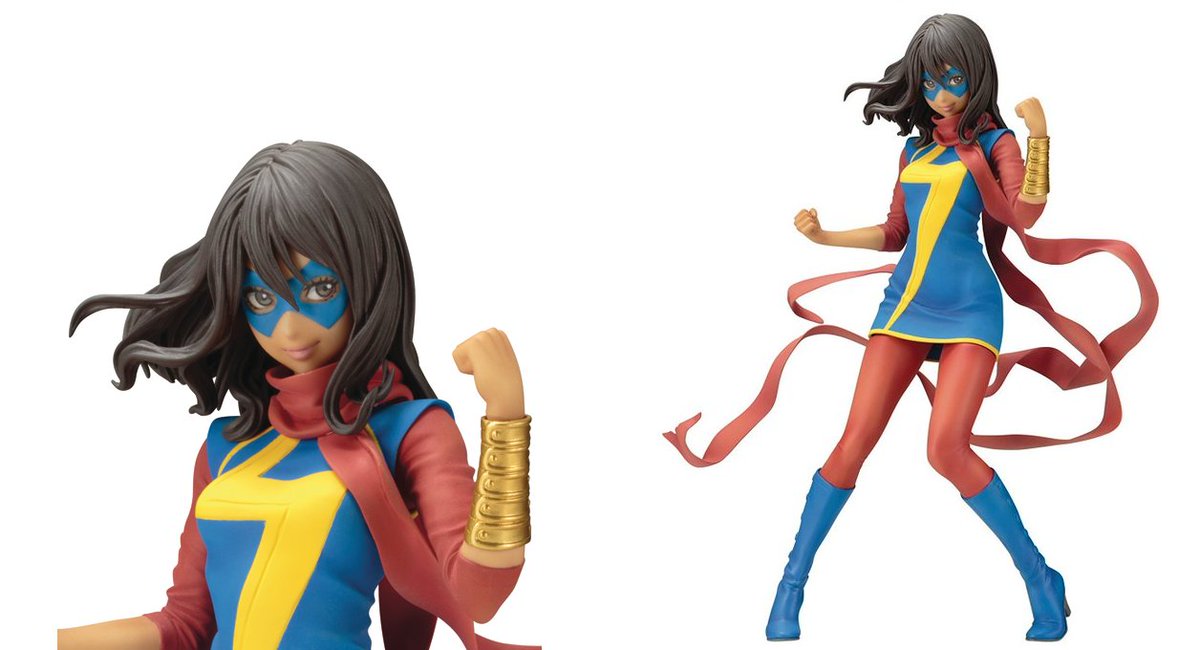 HeroesInColor00's tweet photo. #Kotobukiya: #Ms.Marvel (#KamalaKhan) Bishoujo Statue
Get it here https://t.co/Zk7Dx18gjr https://t.co/Q05PdwGgCQ